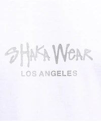 Shaka Wear Max Heavy 3M Logo White T-Shirt