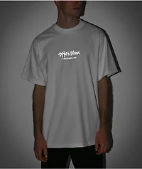 Shaka Wear Max Heavy 3M Logo White T-Shirt