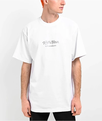 Shaka Wear Max Heavy 3M Logo White T-Shirt