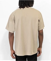 Shaka Wear Max Heavyweight Garment Dye Oat T-Shirt