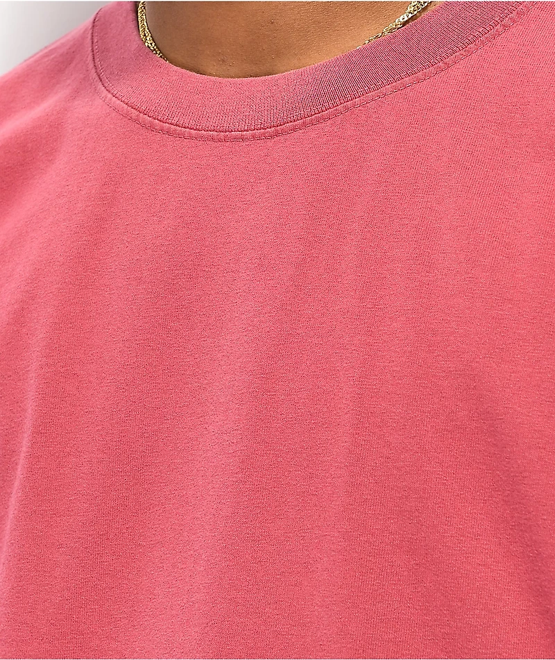 Shaka Wear Max Heavyweight Garment Dye Red T-Shirt