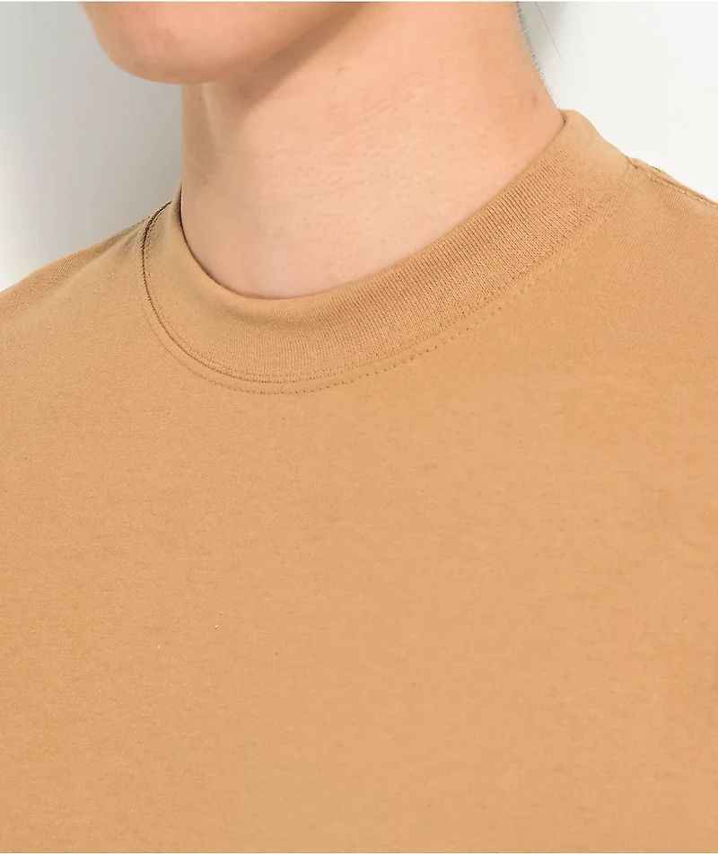 Shaka Wear Max Heavyweight Khaki T-Shirt
