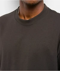 Shaka Wear Max Heavyweight Off Black Crop T-Shirt