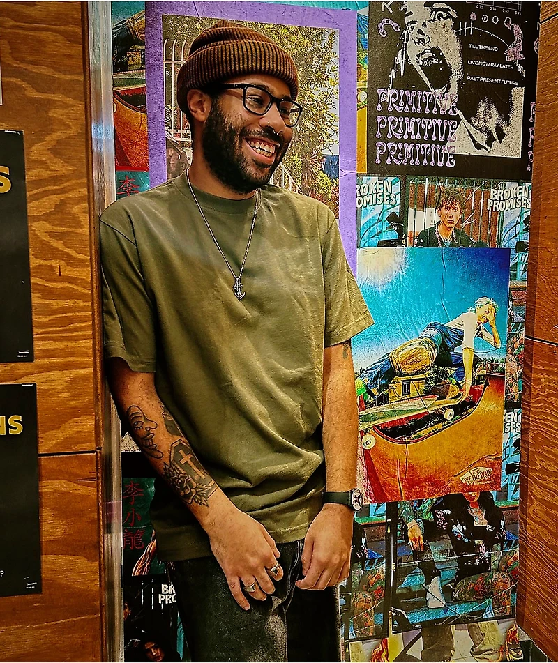 Shaka Wear Max Heavyweight Olive T-Shirt