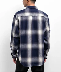 Shaka Wear Navy Plaid Heavyweight Flannel Shirt