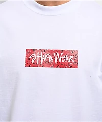 Shaka Wear Paisley Heavyweight White T-Shirt