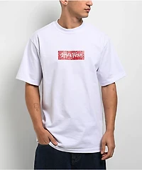 Shaka Wear Paisley Heavyweight White T-Shirt