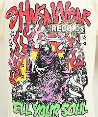 Shaka Wear Records Natural T-Shirt