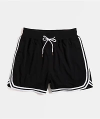 Shaka Wear Retro Black Basketball Shorts
