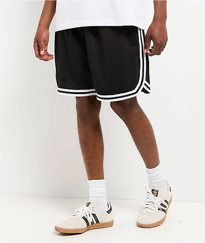 Shaka Wear Retro Black Basketball Shorts