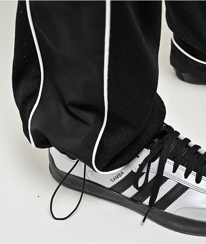 Shaka Wear Super Mesh Black Track Pants