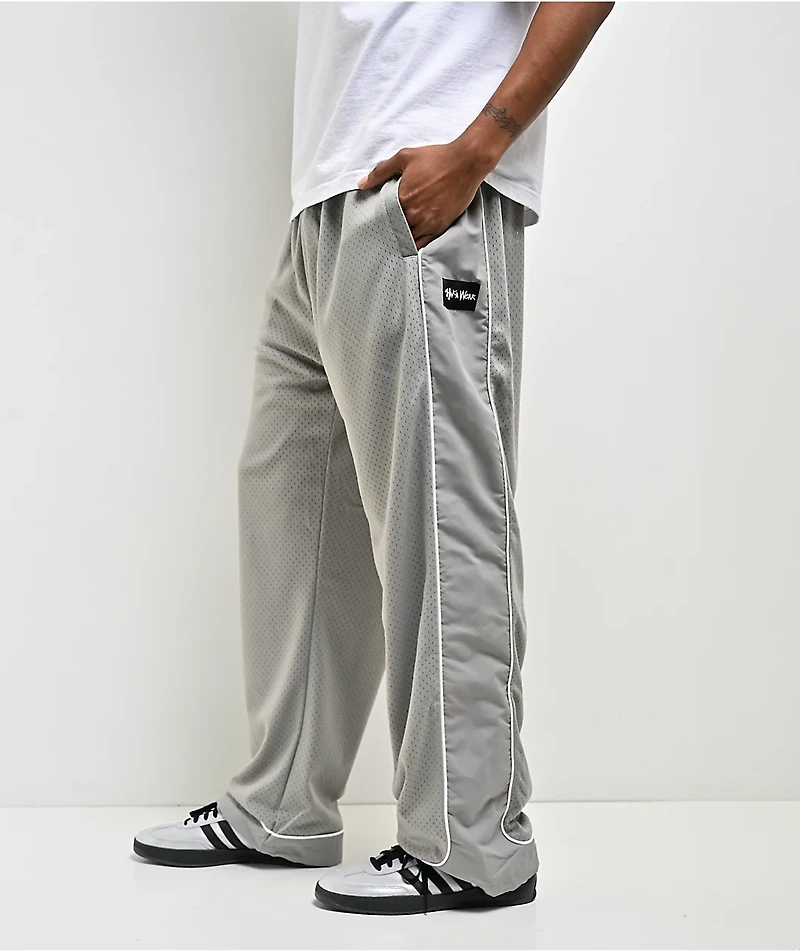 Shaka Wear Super Mesh Grey Track Pants