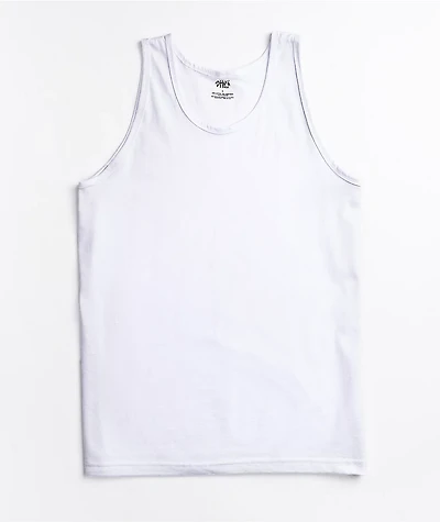 Shaka Wear White Heavyweight Tank Top