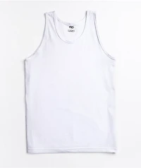 Shaka Wear White Heavyweight Tank Top