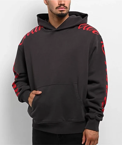 Shaka Wear x 4Hunnid Charcoal Hoodie