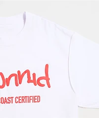 Shaka Wear x 4Hunnid Inside Out White T-Shirt