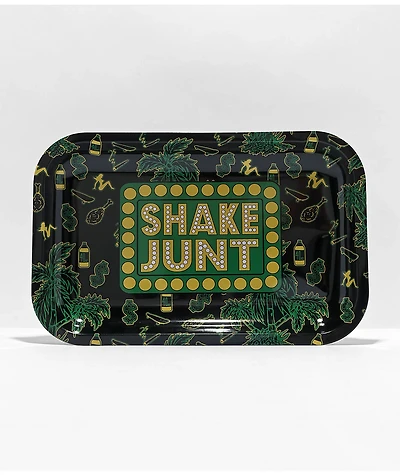 Shake Junt Casual Black & Green Tray