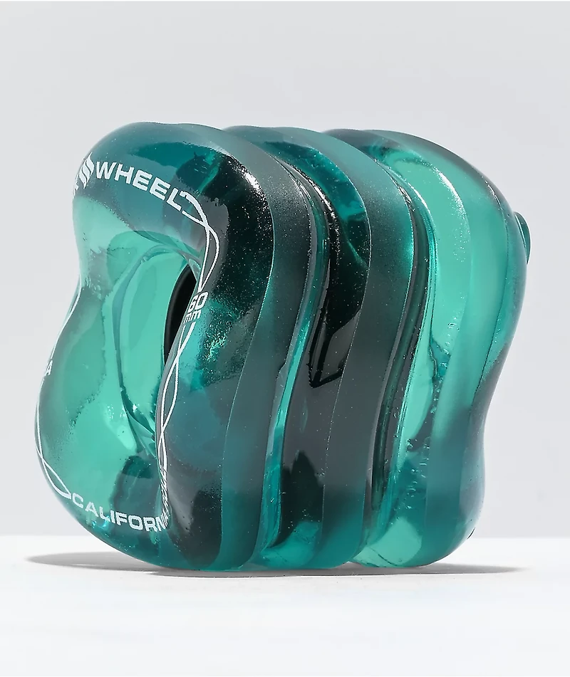 Shark Wheel California Roll 60mm 78a Emerald Cruiser Skateboard Wheels