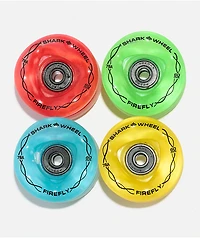 Shark Wheel Light Ups Firefly 60mm 78a Multicolor Cruiser Wheels