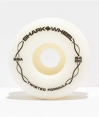 Shark Wheel Twisted 54mm 99a White Skateboard Wheels