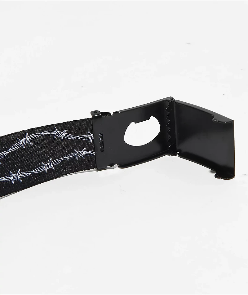Sheisty Barbed Black Web Belt