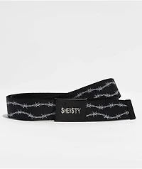 Sheisty Barbed Black Web Belt