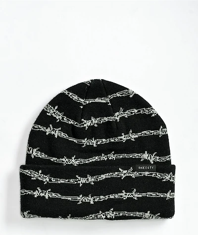 Sheisty Barbed Wire Black Beanie