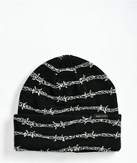 Sheisty Barbed Wire Black Beanie