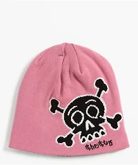 Sheisty Buffalo Pink Reversible Skully Beanie