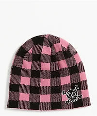 Sheisty Buffalo Pink Reversible Skully Beanie