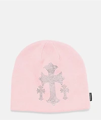 Sheisty Daz Pink Skully Beanie