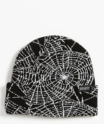 Sheisty Glow In The Dark Web Black Beanie