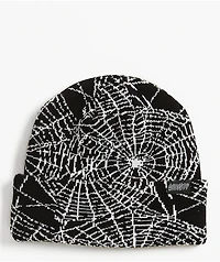 Sheisty Glow In The Dark Web Black Beanie