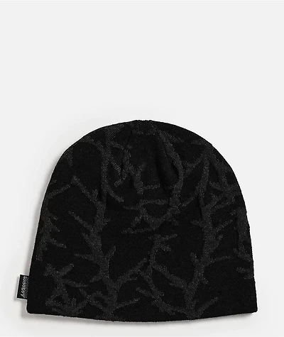 Sheisty Thorn Textured Black Skully Beanie