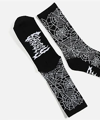 Sheisty Web Black Crew Socks