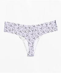 Shinesty Little Birdy Purple Thong Underwear