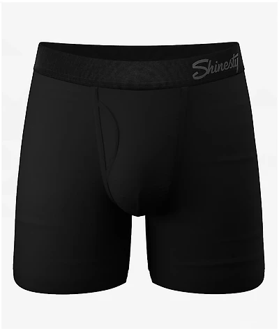 Shinesty Threat Level Midnight Ball Hammock Black Boxer Briefs