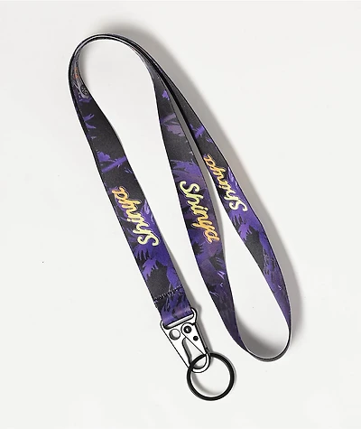 Shinya Car Meet Purple & Black Lanyard