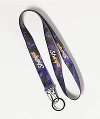 Shinya Car Meet Purple & Black Lanyard