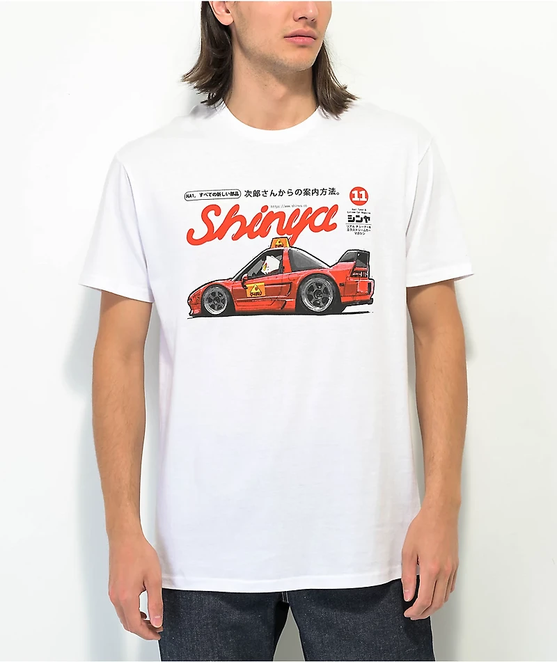 Shinya Experimental White T-Shirt