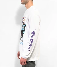 Shinya Mag White Long Sleeve T-Shirt