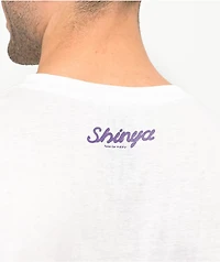 Shinya Mag White Long Sleeve T-Shirt