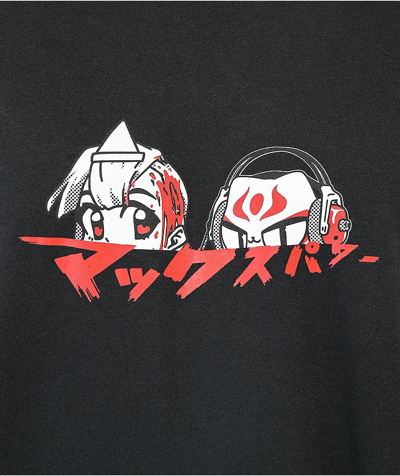 Shinya Max Power Black T-Shirt