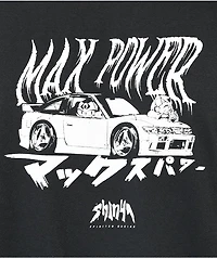 Shinya Max Power Car Black T-Shirt