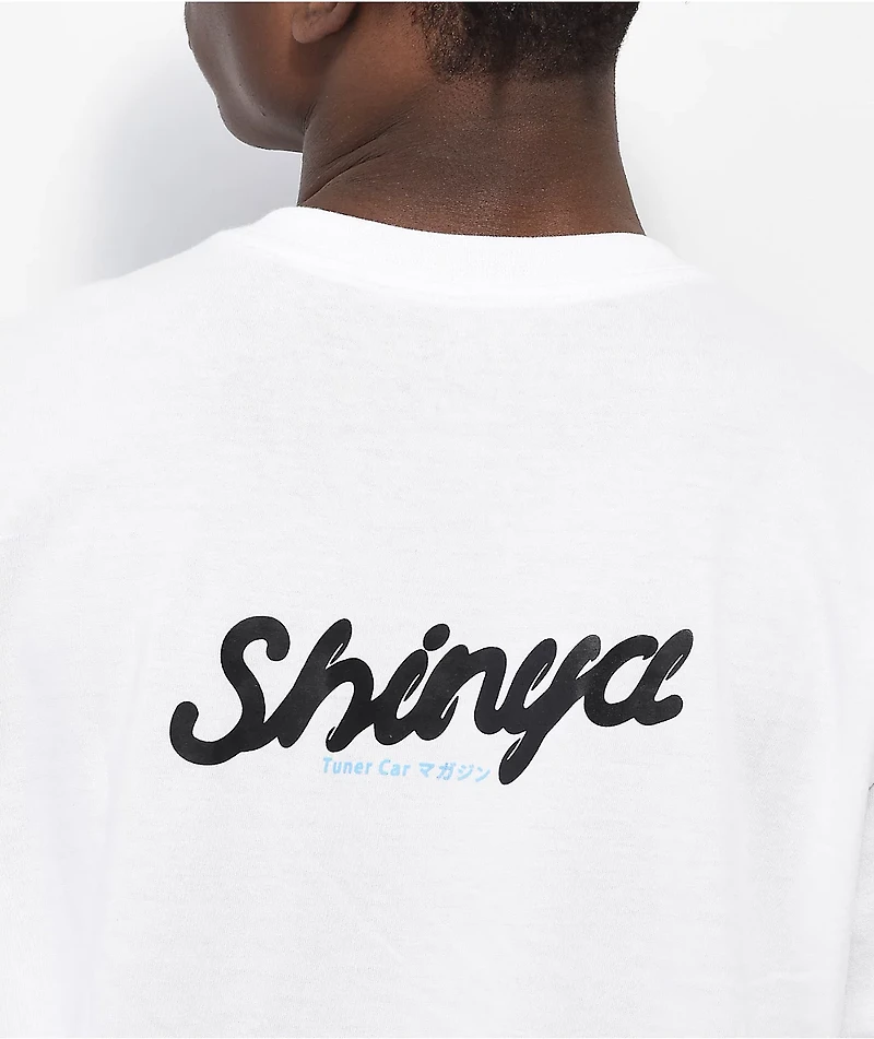 Shinya Spoiler White Long Sleeve T-Shirt