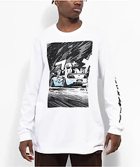 Shinya Spoiler White Long Sleeve T-Shirt