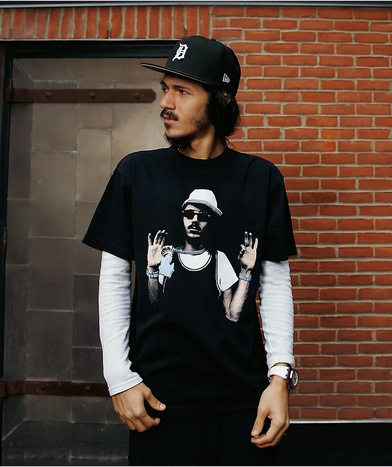 ShittyBoyz Dog Shit Militia BabyTron Bustdown Black T-Shirt