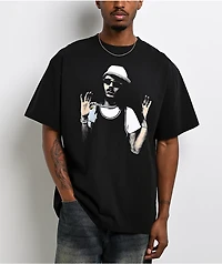 ShittyBoyz Dog Shit Militia BabyTron Bustdown Black T-Shirt