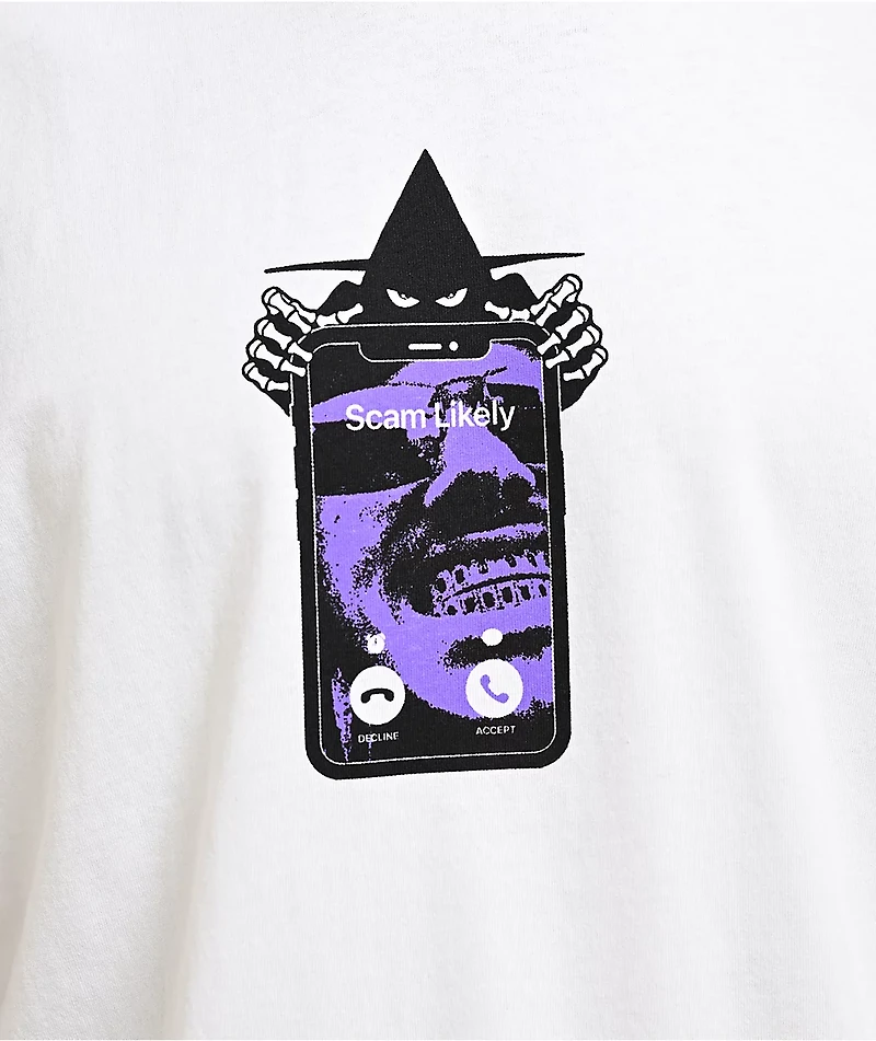 ShittyBoyz Dog Shit Militia BabyTron Scan Wizard White T-Shirt