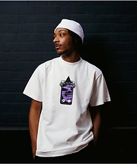 ShittyBoyz Dog Shit Militia BabyTron Scan Wizard White T-Shirt